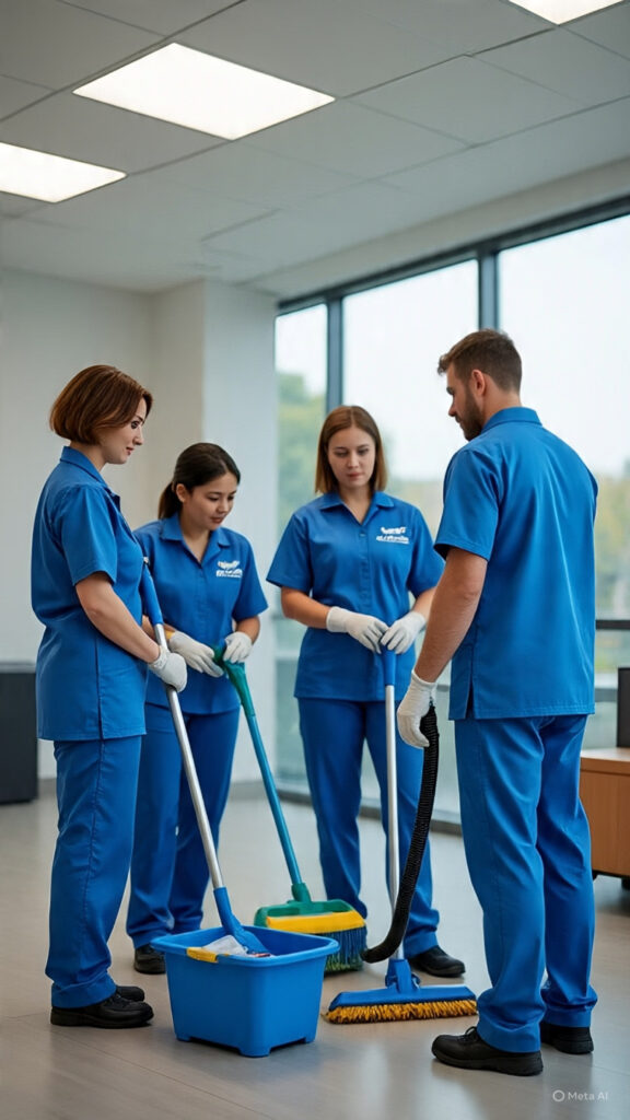 how our cleaningteam works